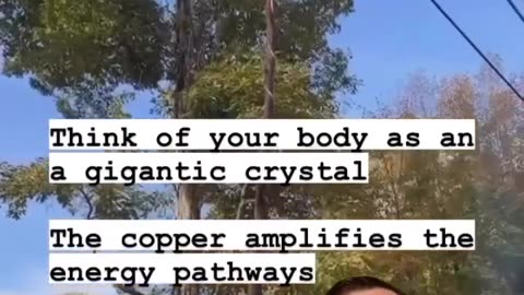 ⚡️Speaking of wearing certain materials and the frequencies they emit-