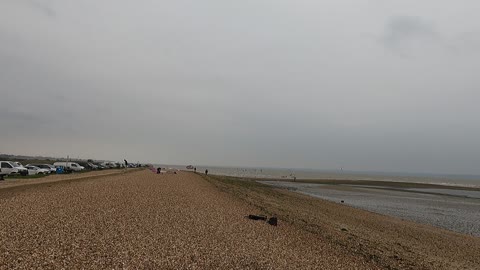 It is a windy day. Great for kite surfing.