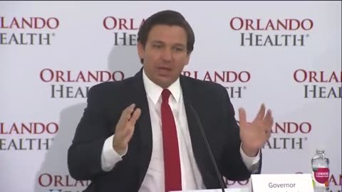 2020, Ron DeSantis states he'll suspend business licenses if they violate social distancing.