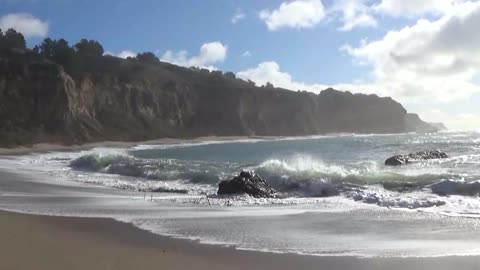 Davenport, CA — Greyhound Rock Beach