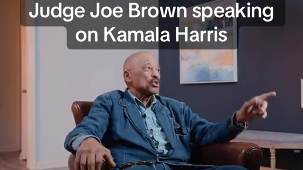 Judge Joe Brown Speaking on Kamala Harris