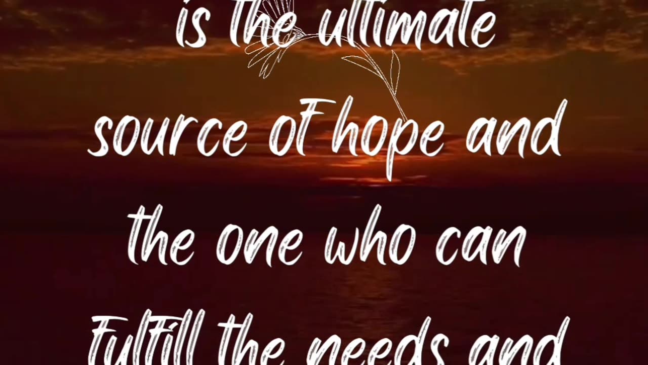 Dont Loose Hope...