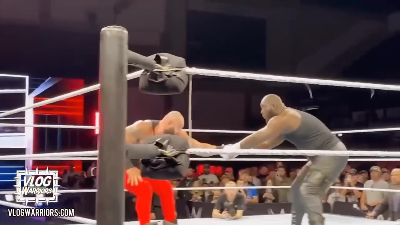 BRAUN STROWMAN AGAIN DESTROYS OMOS - WWE SUNDAY STUNNER 10_23_22