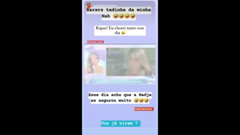 STORIES DA NADJA PESSOA 20/05/2024
