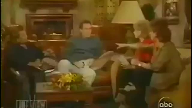 Norm MacDonald on the View with Barbara Walters in 2000 when he repeatedly called Clinton a murderer