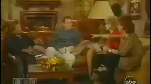 Norm MacDonald on the View with Barbara Walters in 2000 when he repeatedly called Clinton a murderer