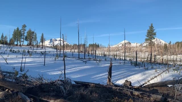 Arriving at the Top of the First Climbing Section – Deschutes National Forest – Central Oregon