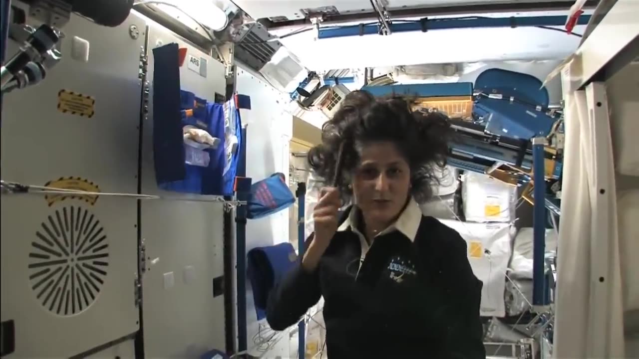 ISS Tour: Kitchen, Bedrooms & The Latrine | Video