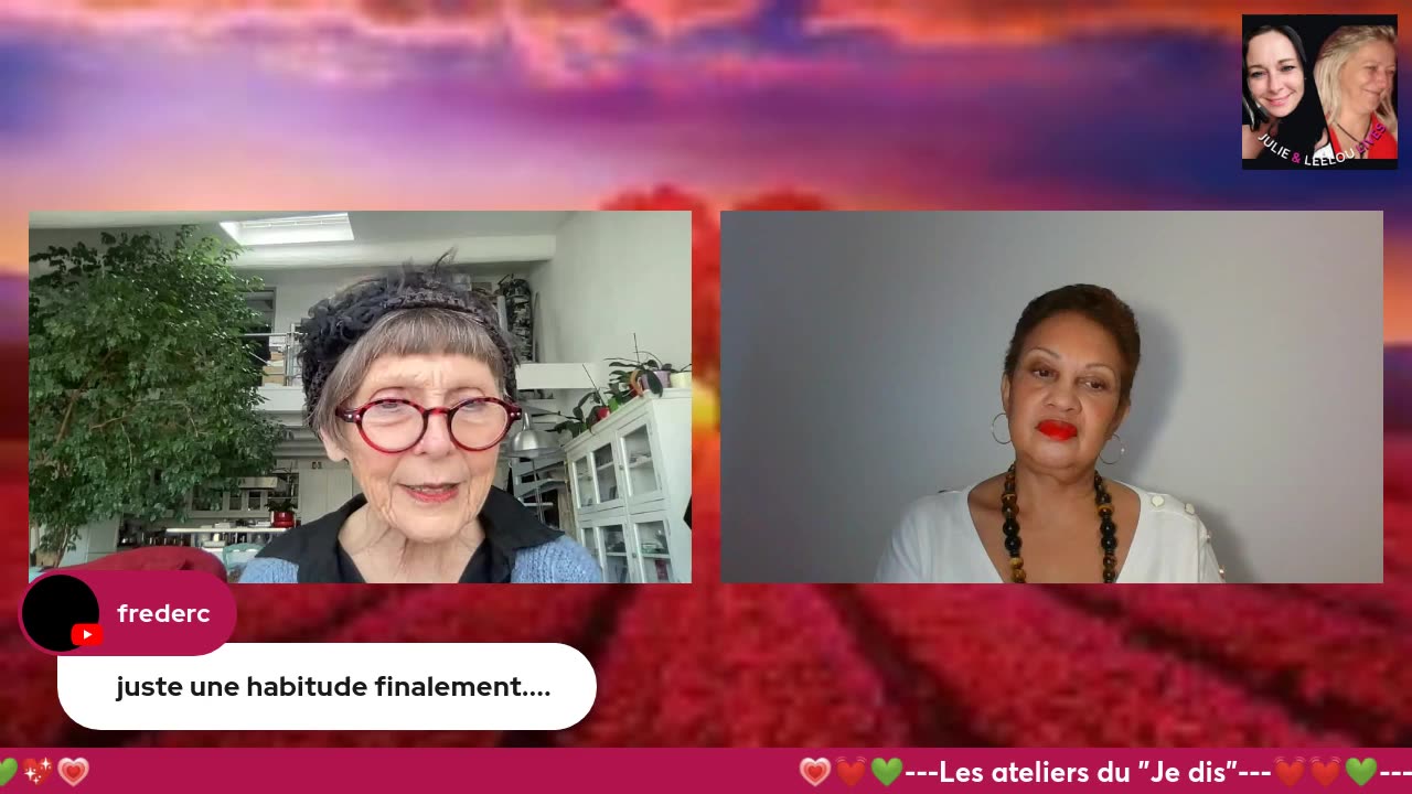 L'atelier du Je dis 18/01 La blessure de l'humiliation avec Chantal & Maj