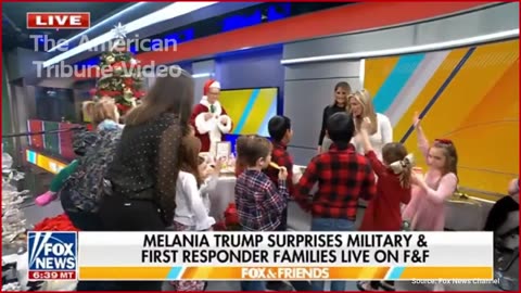 Just In: Melania Makes Surprise Appearance on Fox to Help Support Veteran Families for Christmas