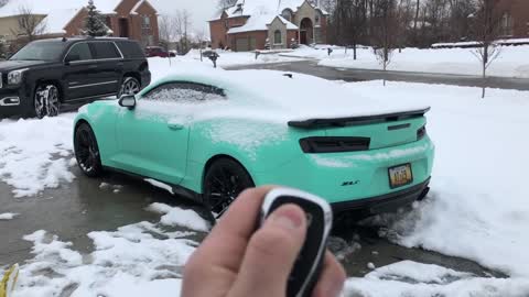 2017 ZL1 vs 2017 Snowfall?!?! NEEDS SNOW TIRES!!