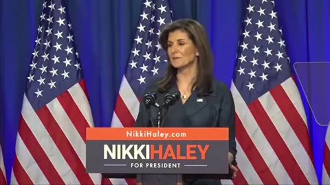 Nikki Haley cries on stage