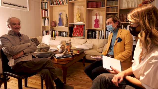 Jacques Attali et le masque