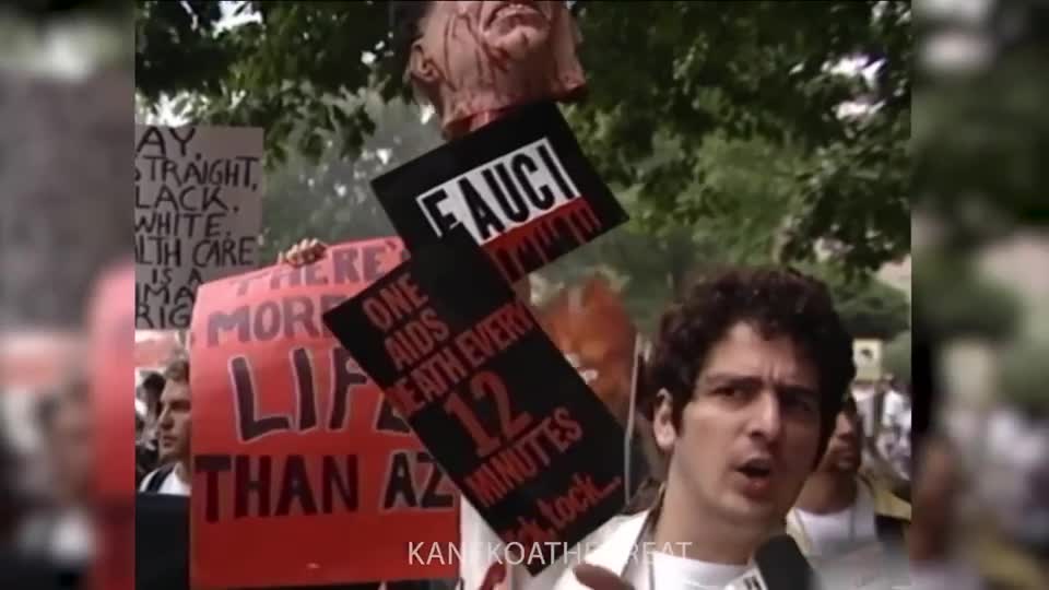 Gays in 90s Protesting Fauci for AZT Aids Treatment