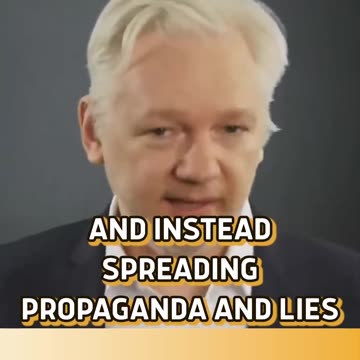 Julian Assange - The Media is The Most Destructive Force in Human Existence
