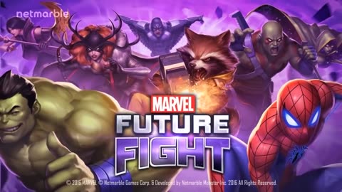 Captain Marvel _ Iron man Fight - Thanos Marvel_s Future Fight(1080P_HD)