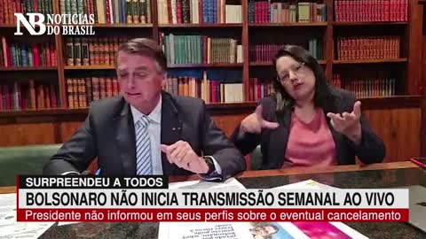 Bolsonaro surpreende e tradicional Live Semanal não é transmitida