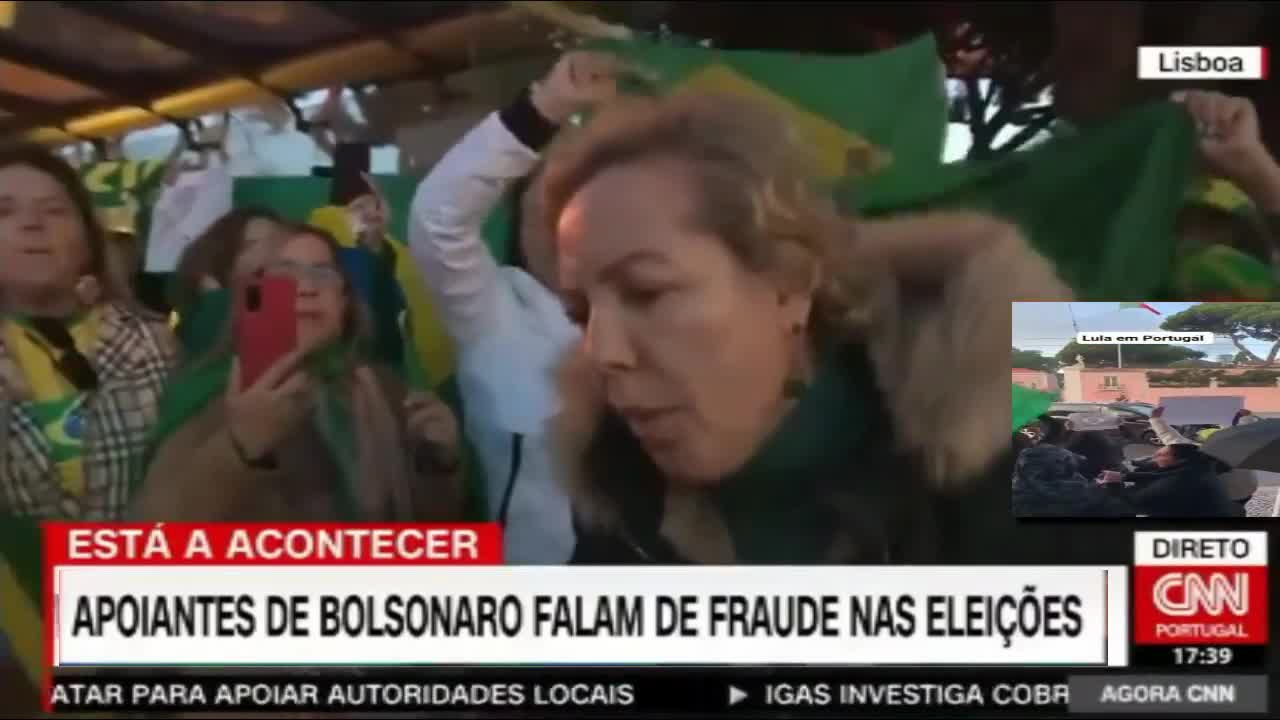 Brasileiros em lisboa dizer as verdades sobre Lula da Silva