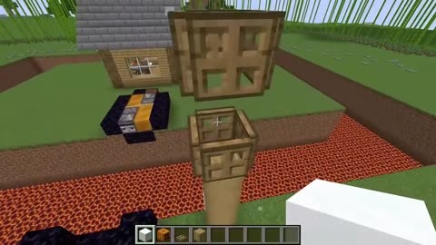 7 Security Build Hacks vs Pillagers - Minecraft