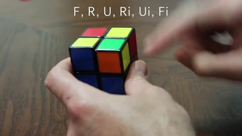 Solving a 2x2 Mini Rubik's Cube 4 Square