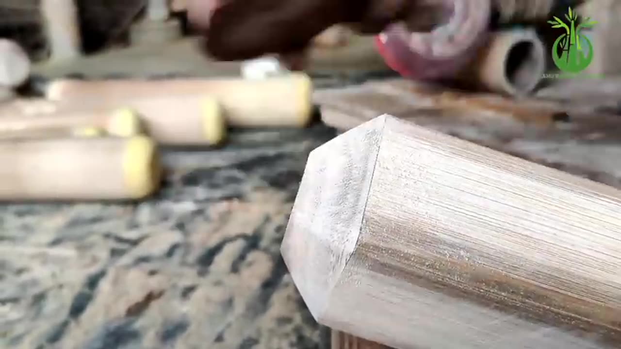 Bamboo wine bottle making process