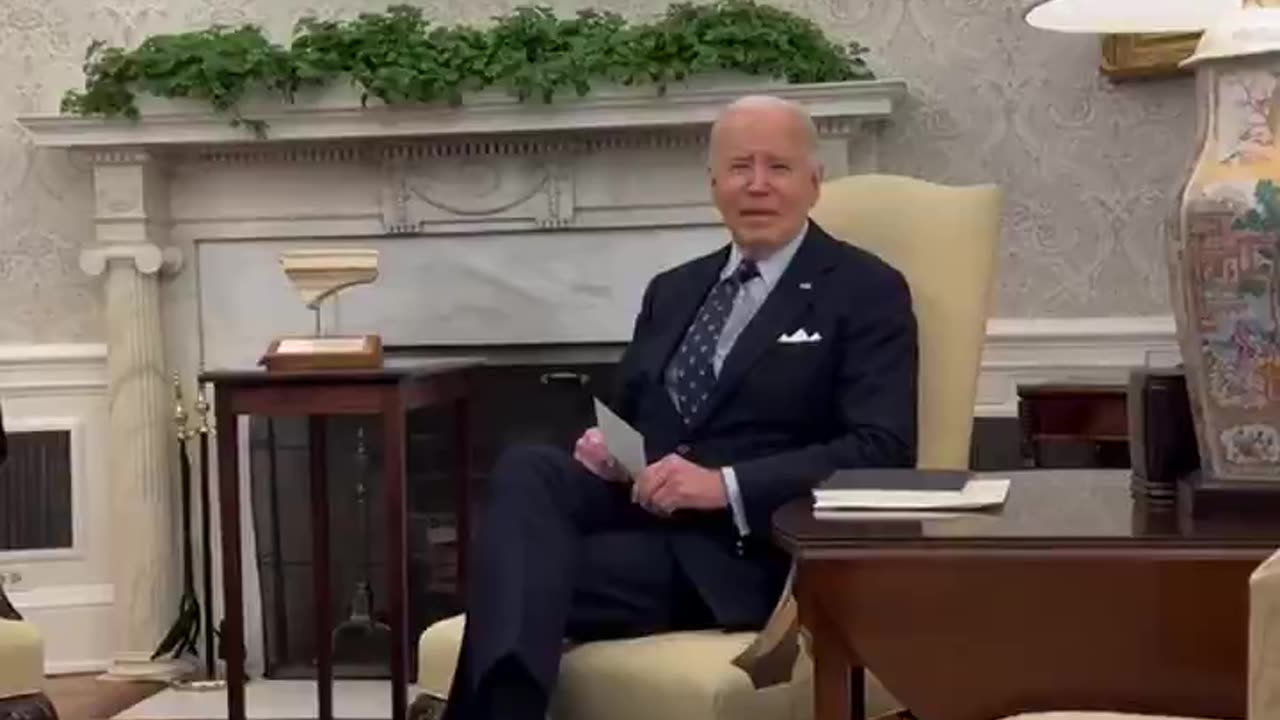 BIDEN: “Do you think that you can get hit in the head by the camera behind you?”