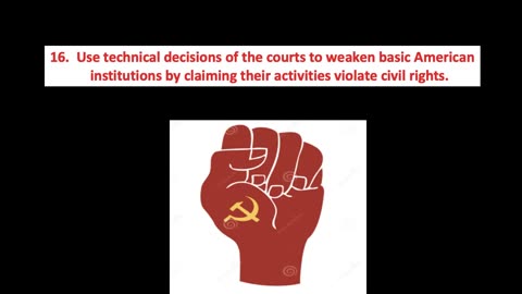 Exposing the Communist Goals
