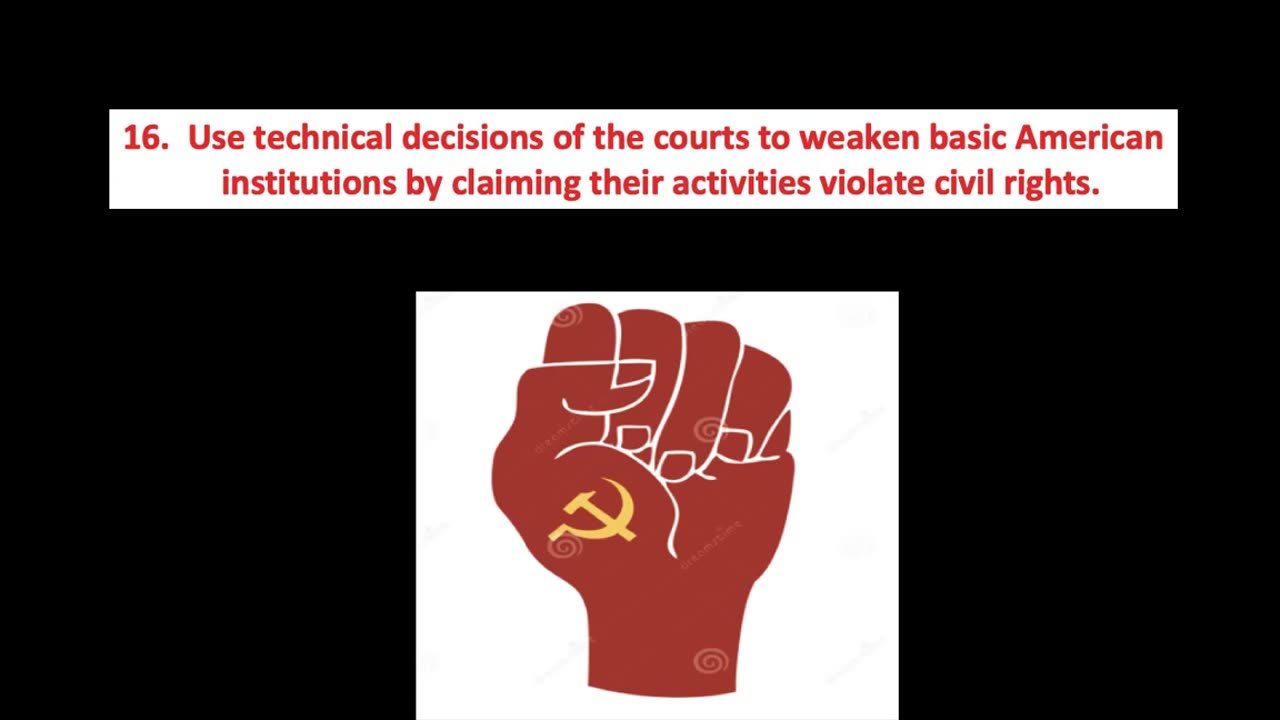 Exposing the Communist Goals