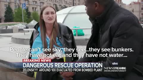 Dangerous rescue in Mariupol