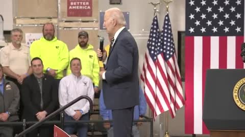 Biden speaks on his economic plan leading to a manufacturing boom in Michigan