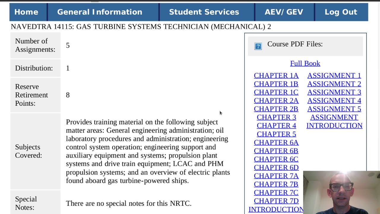 Summary of NAVEDTRA 14115 - Gas Turbine Systems Technician (Mechanical) 2