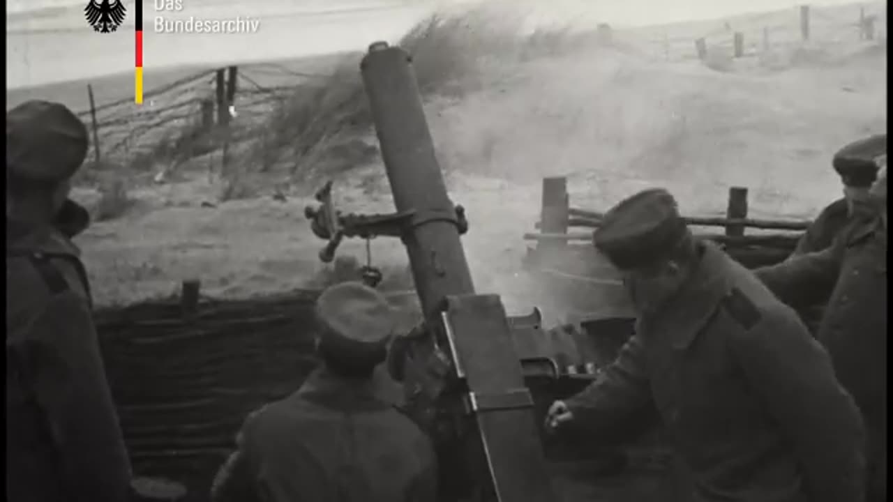 1917 German Tests Of New Krupp 37mm AA Gun