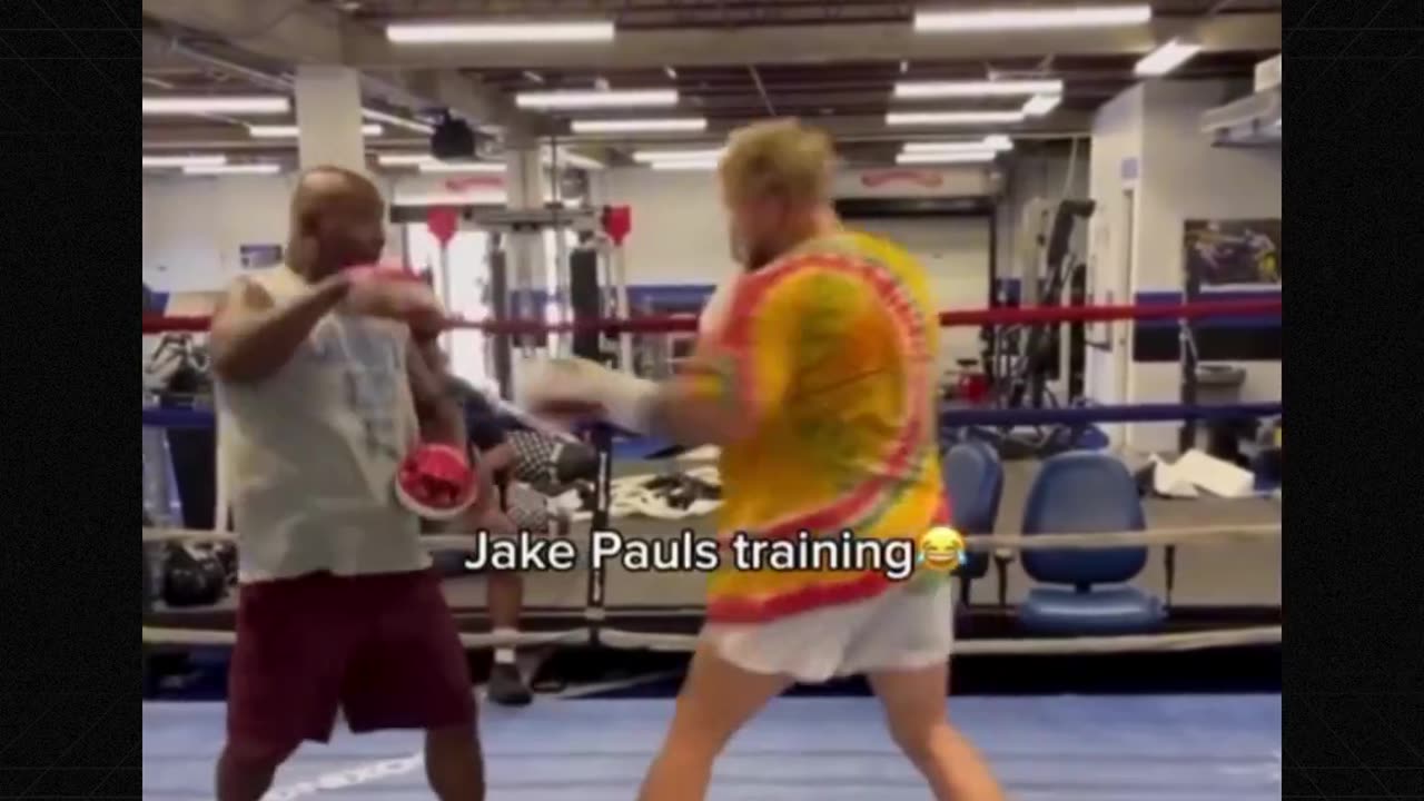 Mike Tyson vs Jake paul training video