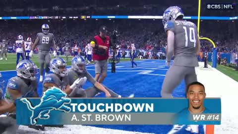 Amon-Ra St. Brown scores his 1st TD since week 2