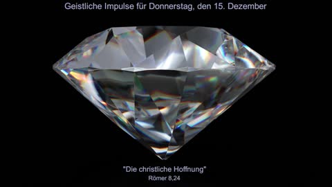 Geistliche Impulse für Donnerstag, den 15. Dezember