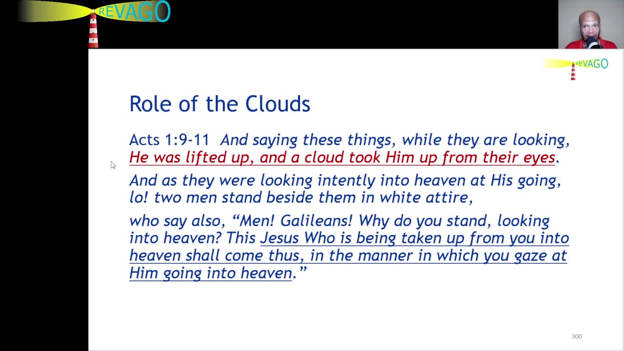 RE 303 All Playing A Significant Role: Trumpets, Clouds, Myriads of His Holy Ones