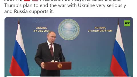 Putin Supports Trump