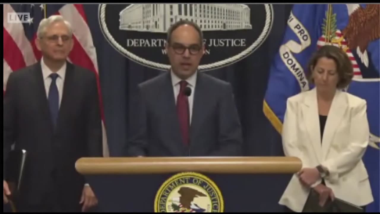 Attorney General Garland News Conference on Antitrust Actions Live