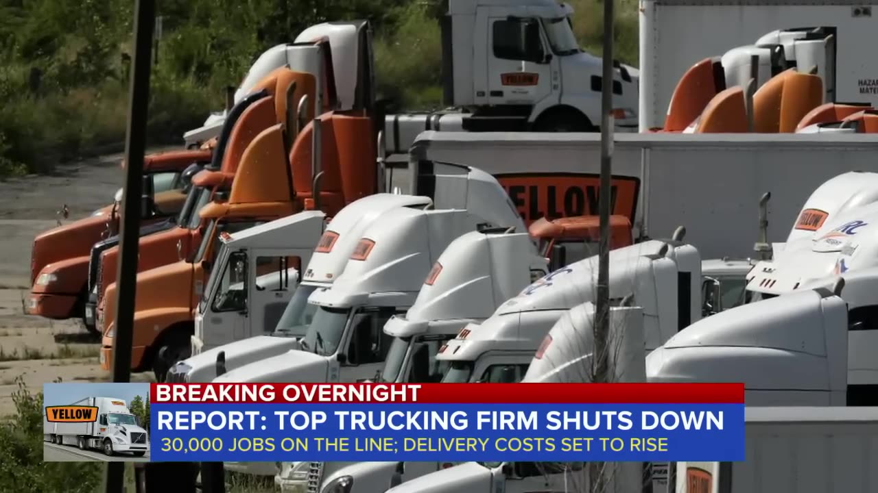 99-year old trucking company Yellow is shutting down