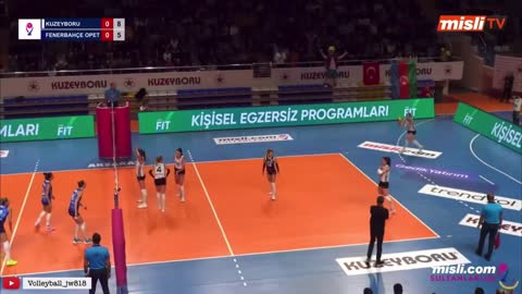 Hanna Klimets │ Belarus │ Kuzeyboru vs Fenerbahçe Opet │Turkish Volleyball League 2022_23