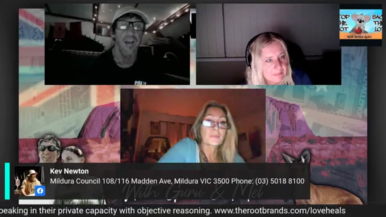 Guru and Caz with Jacquie Dundee