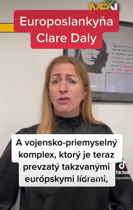 Irská europoslankyně Clare Daly o pozadí ukrajinské války