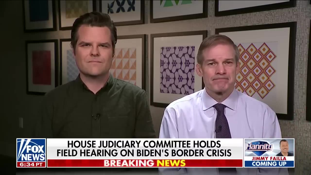 Jim Jordan disses Biden's 'intentional' border crisis
