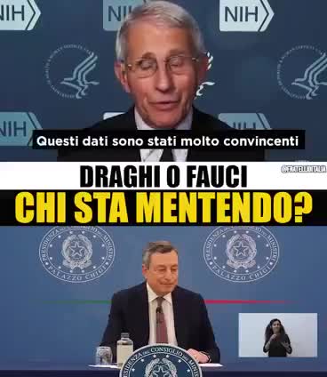 DRAGHI VS FAUCI: CHI STA MENTENDO?