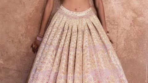 Mirror work Lehenga