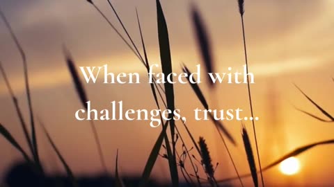 When faced with..