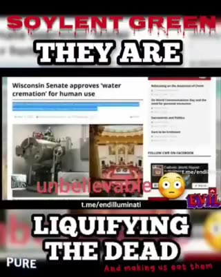 ☠️🔥☠️ THEY'RE LIQUEFYING THE DEAD TO FERTILIZE MORE THAN YOU CAN IMAGINE, FOR A WHILE NOW...