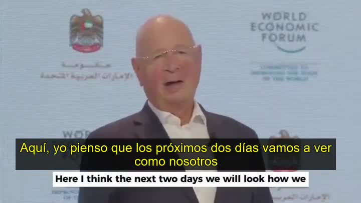 Klaus Schwab en 50 segundos, efectivamente se cree dueño del mundo plandemia Coronavirus
