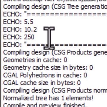OpenScad: ABS
