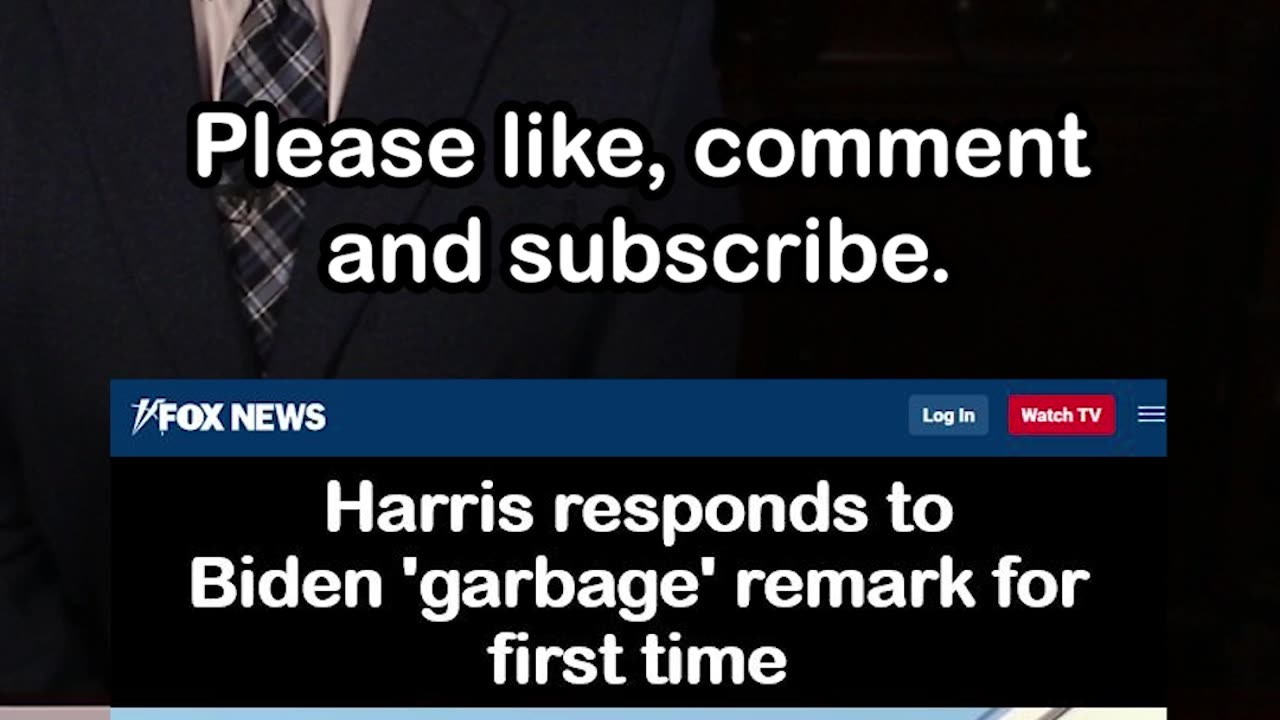 Kamala Responds to Biden’s ‘Garbage’ Comment about Trump Supporters